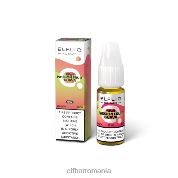 elfbar elfliq kiwi fructul pasiunii guava nic saruri - 10ml-20 mg/ml original DF24S210