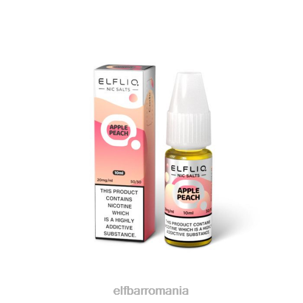 elfbar elfliq mere piersici nic saruri - 20ml-20 mg/ml original DF24S220