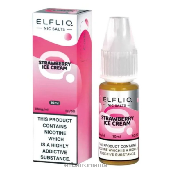 elfbar elfliq nic saruri - capsuni snoow - 10ml-10 mg/ml original DF24S182