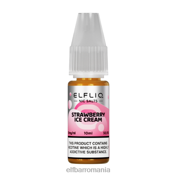 elfbar elfliq nic saruri - capsuni snoow - 10ml-20 mg/ml original DF24S183