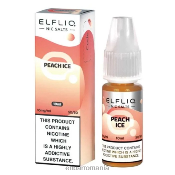 elfbar elfliq nic saruri - gheata de piersici - 10ml-10 mg/ml original DF24S185