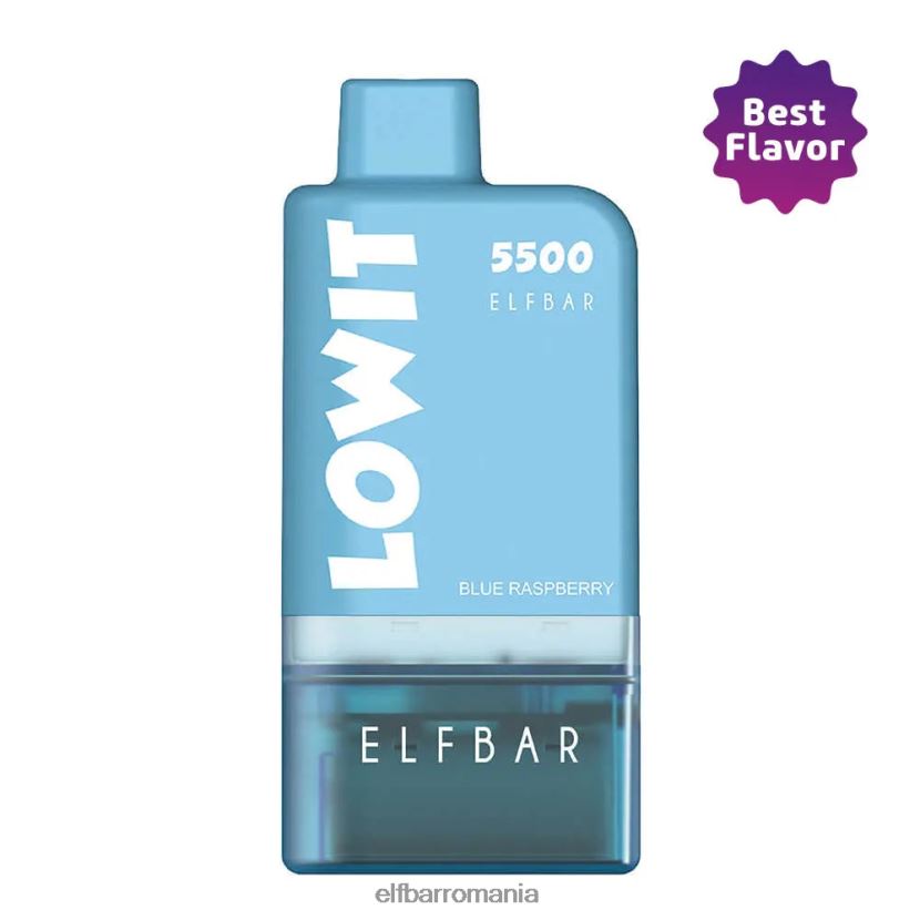 ELFBAR kit de păstăi preumplute lowit 5500 2%nic zmeură albastră zmeura albastra+bateria albastra R06FNN134