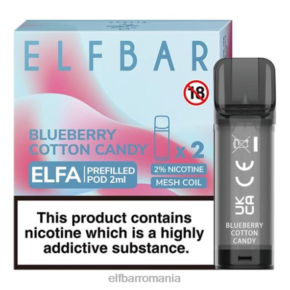 elfbar elfa pastă preumplută - 2ml - 20mg (pachet de 2) amestecați fructele de pădure DF24S132