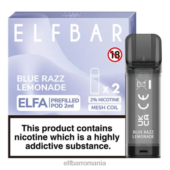 elfbar elfa pastă preumplută - 2ml - 20mg (pachet de 2) amestecați fructele de pădure DF24S132