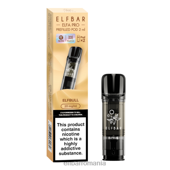 elfbar elfa pro păstăi preumplute - 20 mg - 2 buc elf turbo DF24S101