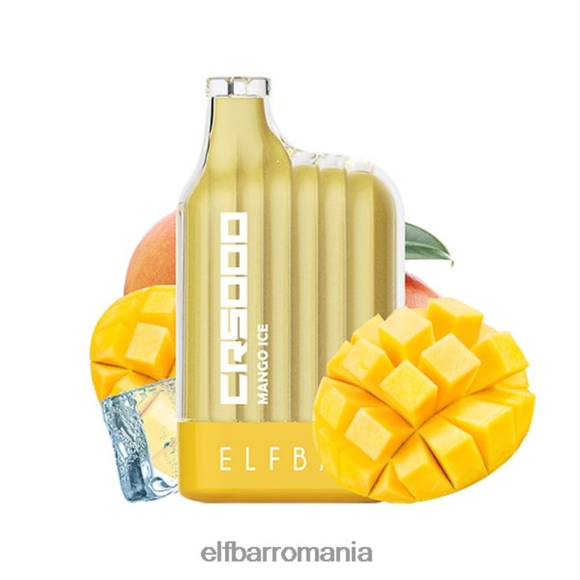 ELFBAR cr5000 vape de unică folosință 5000 pufuri gheata de mango R06FNN30