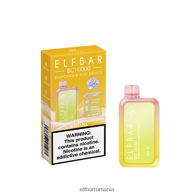 ELFBAR vape de unică folosință new bc10000 10000pufi ananas căpșuni banană R06FNN43