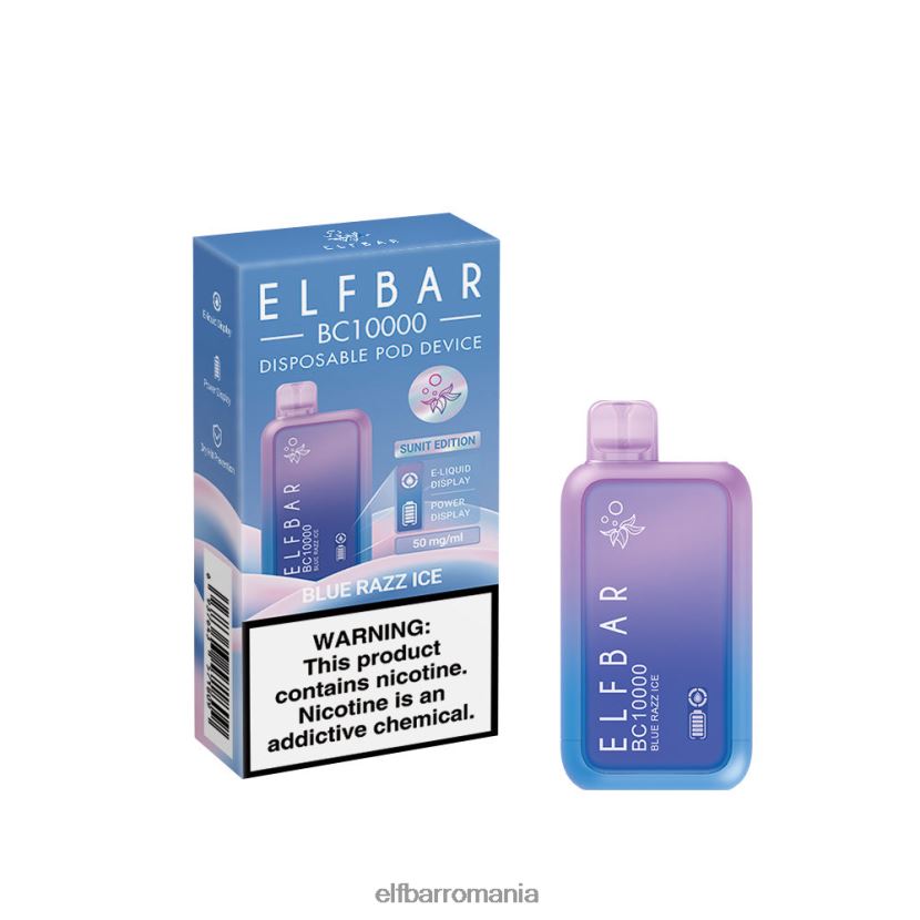 ELFBAR vape de unică folosință new bc10000 10000pufi gheață albastră R06FNN36