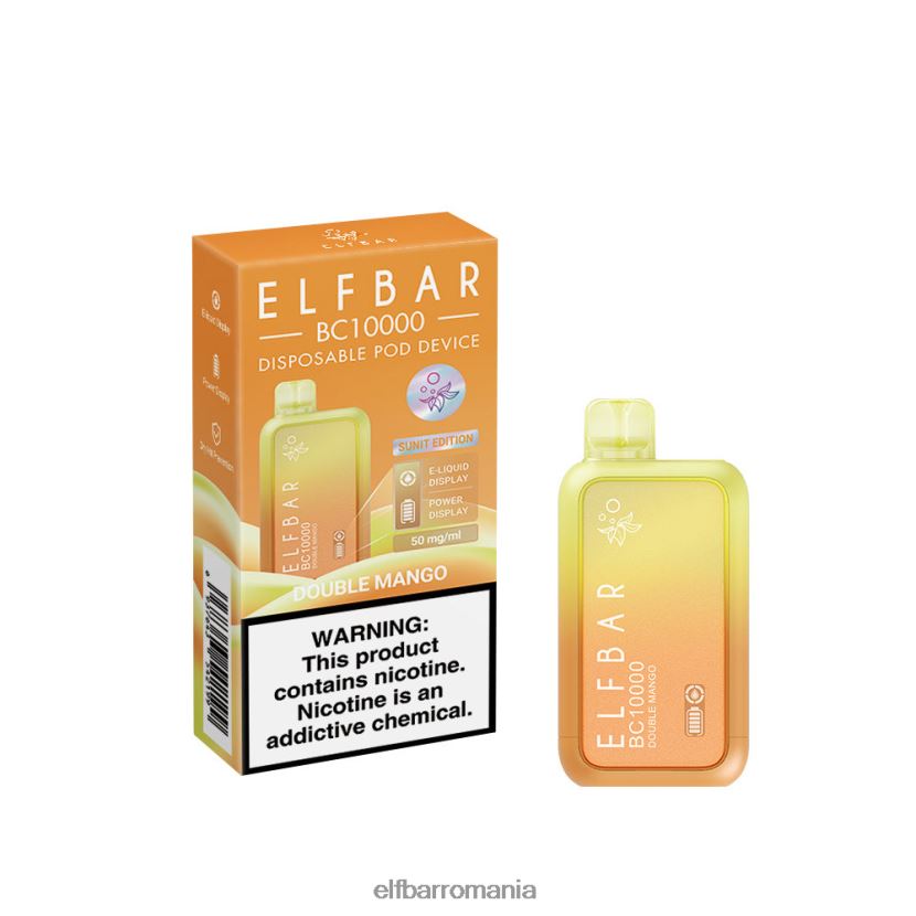 ELFBAR vape de unică folosință new bc10000 10000pufi mango dublu R06FNN39