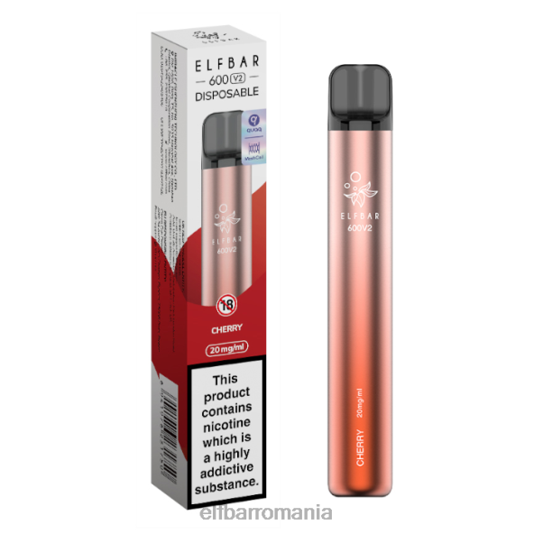 elfbar 600v2 vape de unică folosință - 20mg cireașă DF24S5