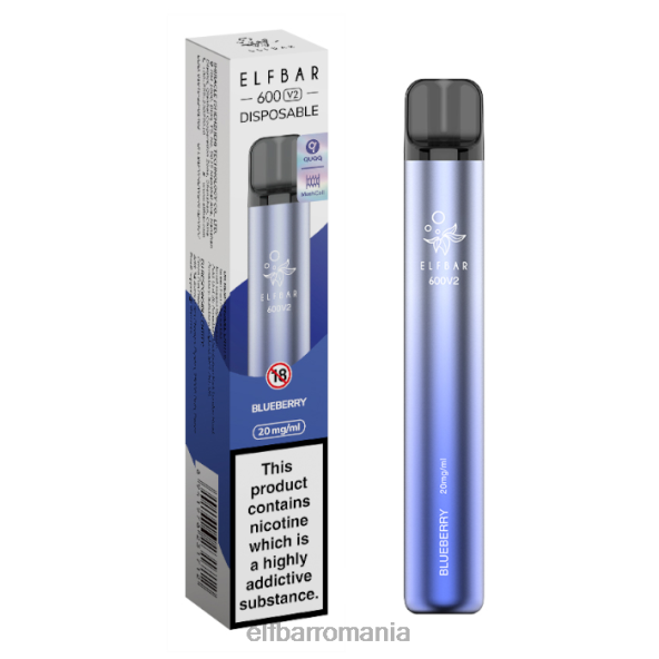 elfbar 600v2 vape de unică folosință - 20mg coacăze DF24S1